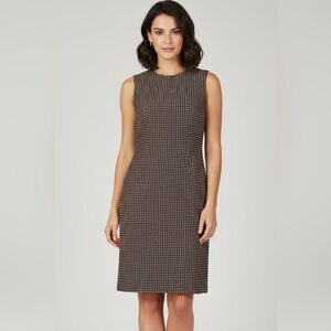 Take 50% OFF- ISAAC MIZRAHI Brown polka-dot mini dress, Size-2